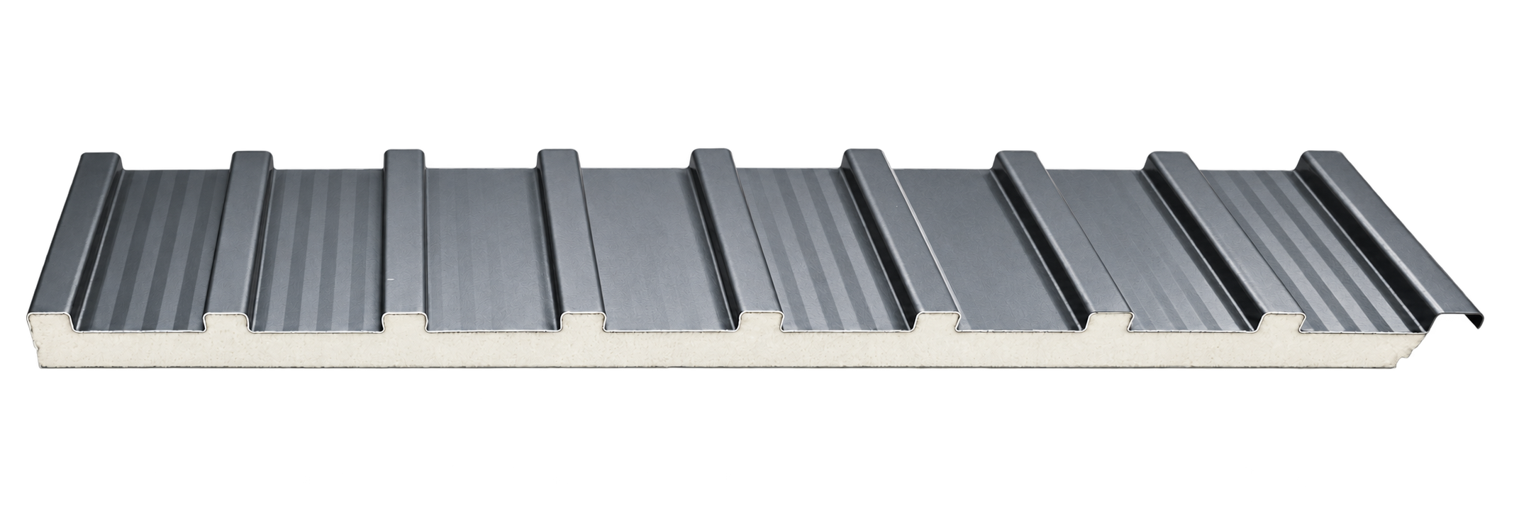 45 mm × 950 mm Large-Format Panel - actual panel profile and polyurethane core