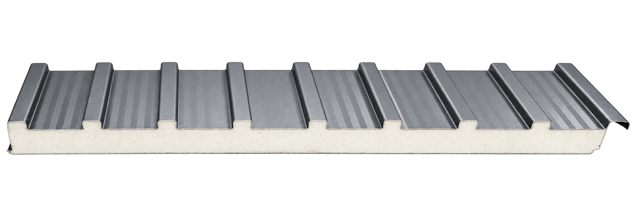 65 mm × 950 mm Large-Format Panel - actual panel profile and polyurethane core